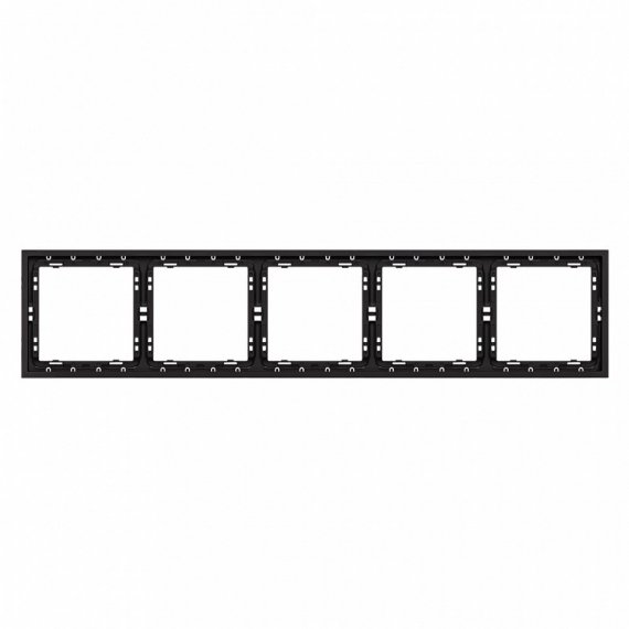 Фотография товара 'Smartbuy SBE-09b-00-FR-5 Рамка 5-местная черная Капелла'