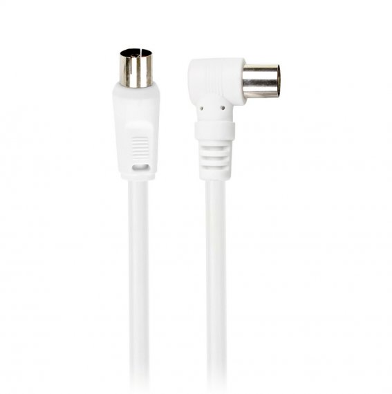 Фотография товара 'Smartbuy K-TV125 Антенный кабель, разъемы M-F, угловой разъем'