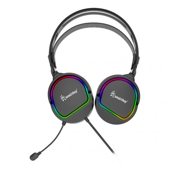 Фотография товара 'Smartbuy SBHG9810 Игровые наушники LANCER 2, подсветка, 50мм динамик'