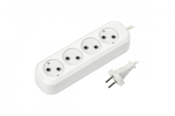 Фотография товара 'Smartbuy SBE-10-4-02-N Удлинитель, 4 гнезда 2 метра 10А/2,2кВт'