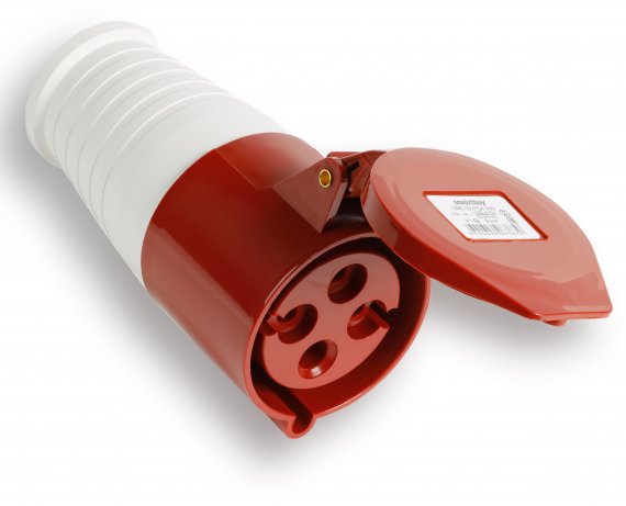 Фотография товара 'Smartbuy SBE-32-PS4-380 Розетка переносная 224 3Р+РЕ 32А 380В IP44'