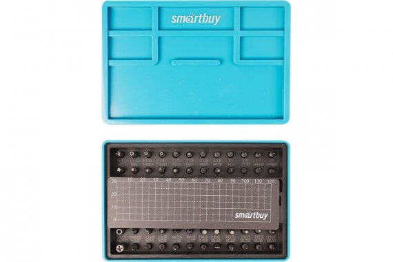 Фотография товара 'Smartbuy SBT-SCBS-51p2 Отвертка с набором бит (насадок),51 шт., отвертка, 48 бит'