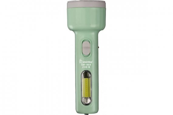 Фотография товара 'Smartbuy SBF-869 Фонарь LED+COB бок. с зарядкой от сети 220 В встроенная вилка'