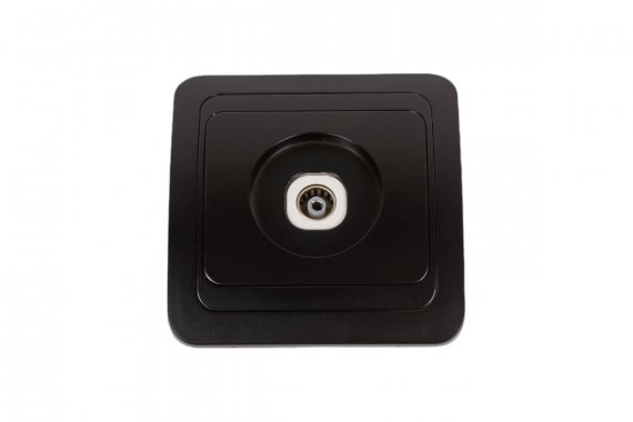 Фотография товара 'Smartbuy SBE-02b-S1-TV Розетка телевизионная 1-местная черная 75Ом 5-862МГц'