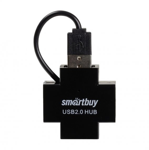 Фотография товара 'Smartbuy SBHA-6900-K USB 2.0 Хаб 6900, 4 порта'
