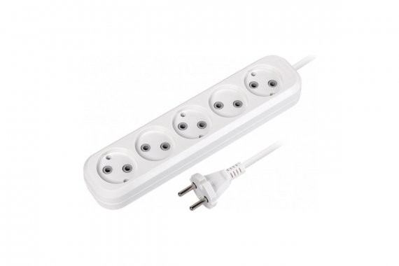 Фотография товара 'Smartbuy SBE-16-5-02-Z Удлинитель, 5 гнезд 2 метра 16А/3,5кВт ПВС 3х1,0'