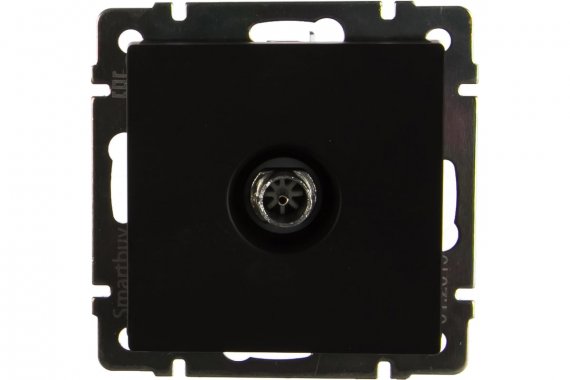 Фотография товара 'Smartbuy SBE-05b-S1-TV Розетка телевизионная черная Нептун'