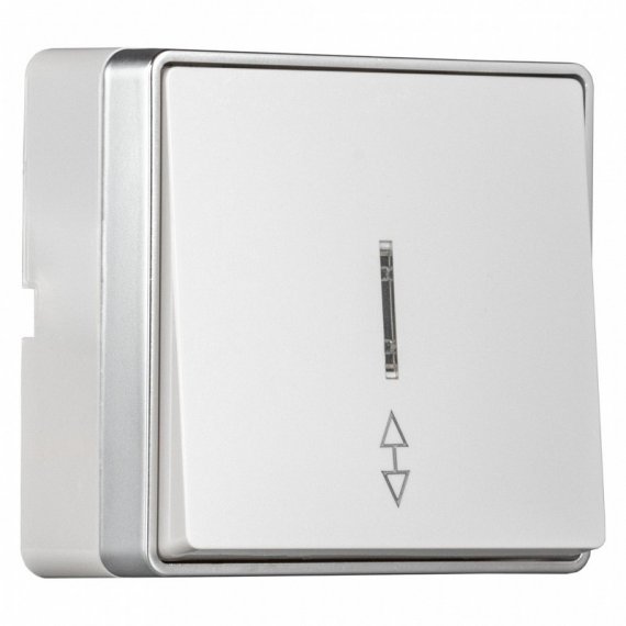 Фотография товара 'Smartbuy SBE-07w-10-SW12-1 Выключатель проходной 1-клавишный с индикатором 10А'