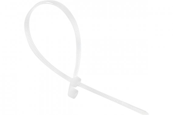 Фотография товара 'Smartbuy SBE-CTH-48-250-w Хомут нейлоновый с монтажным отверстием 4,8х250мм'