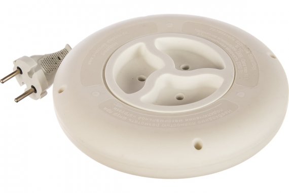 Фотография товара 'Smartbuy SBE-10-3-03-W Удлинитель 3 гнезда 3 метра 10А/2,2кВт, б/з, круглый'