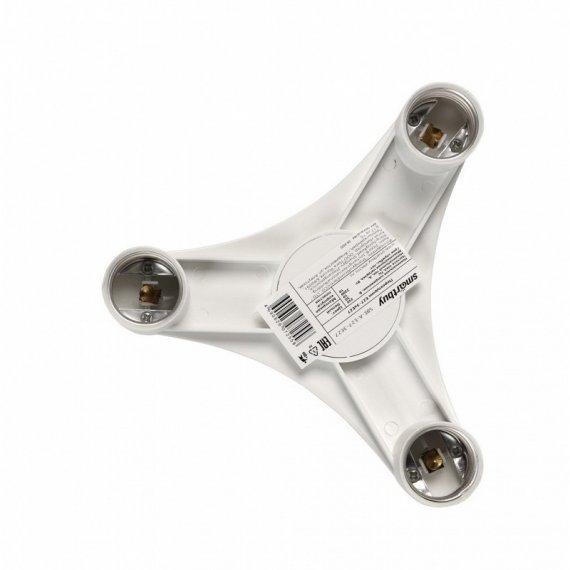 Фотография товара 'Smartbuy SBE-A-E27-3E27 Переходник E27-3xE27, белый'