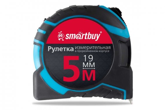 Фотография товара 'Smartbuy SBT-MTP-519P4 Рулетка измерительная, 5мх19мм'