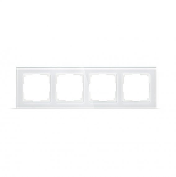 Фотография товара 'Smartbuy SBE-05w-Glass-FR-4 Рамка 4-местная стекло'