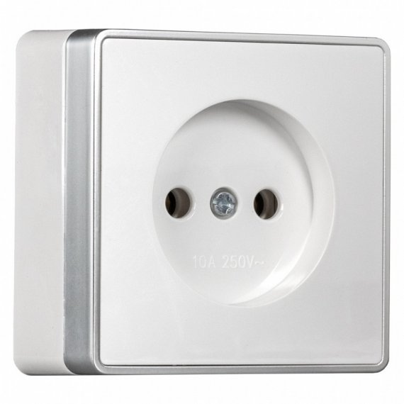 Фотография товара 'Smartbuy SBE-07w-10-S1-N Розетка 1-местная 10А без заземления'