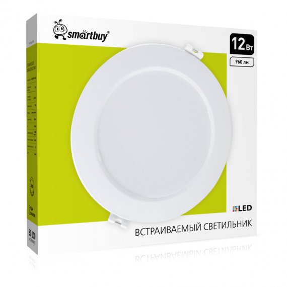 Фотография товара 'Smartbuy SBL-DLp-12-40 Встраиваемый (LED) светильник DL круглый'