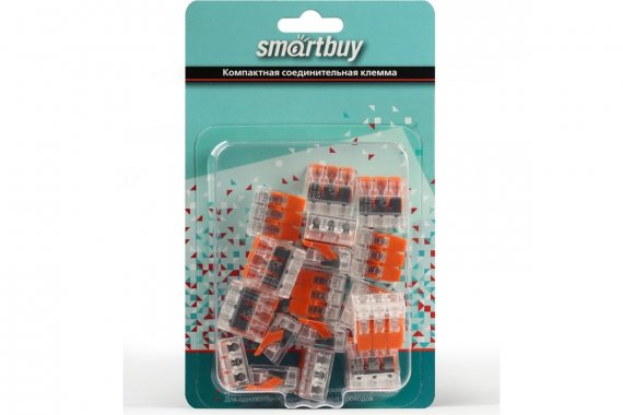 Фотография товара 'Smartbuy SBE-ccwcc-3-rp Строительно-монтажные клеммы компактные 3-х контактные'