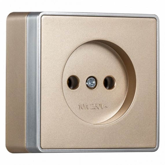 Фотография товара 'Smartbuy SBE-07c-10-S1-N Розетка 1-местная 10А без заземления'