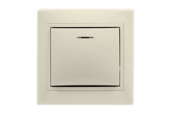 Фотография товара 'Smartbuy SBE-01i-10-SW1-1-c Выключатель 1-клавишный с индикатором 10А'