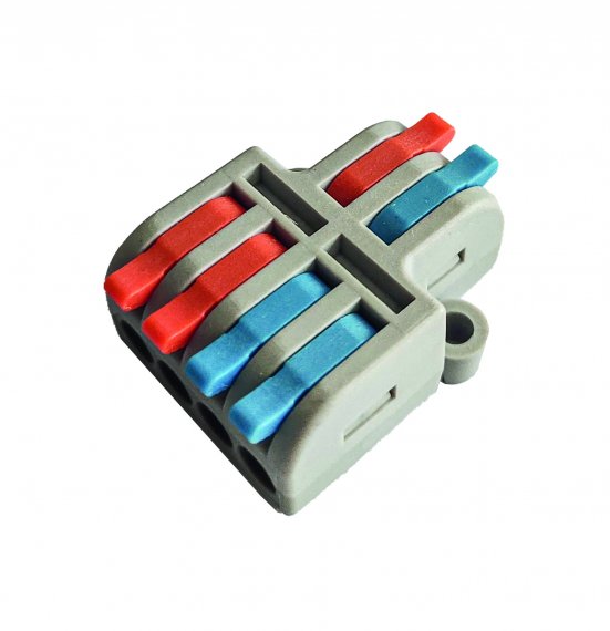 Фотография товара 'Smartbuy SBE-cwcc-2-4 Строительно-монтажная клемма с рычажками проходная 2-4 полюсов'