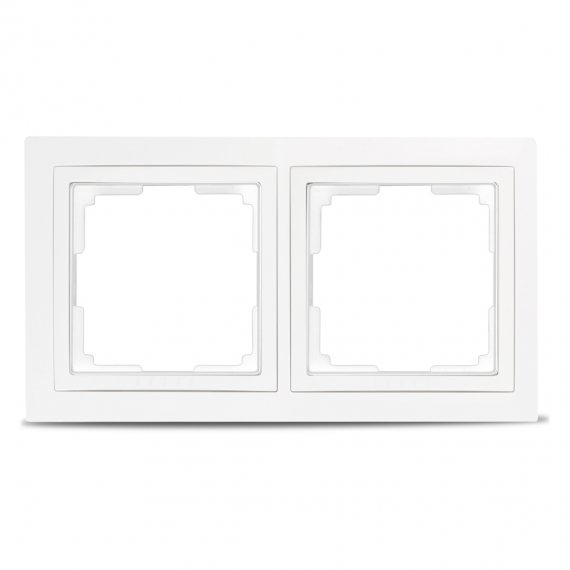 Фотография товара 'Smartbuy SBE-05w-Plastic-FR-2 Рамка 2-местная пластик'