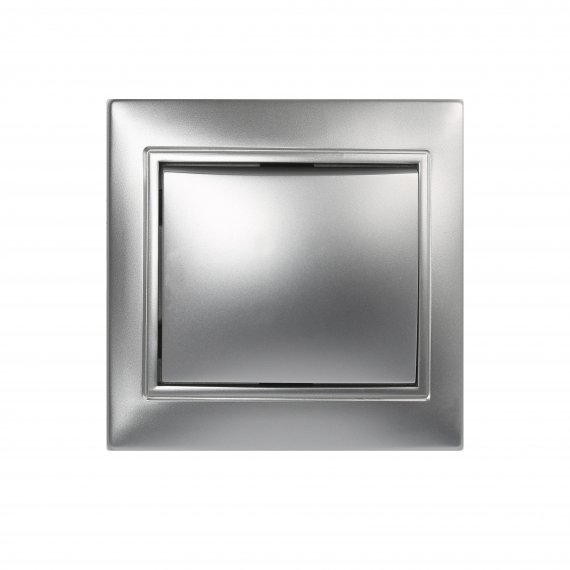 Фотография товара 'Smartbuy SBE-01s-10-SW1-0-c Выключатель 1-клавишный 10А серебро, Венера'