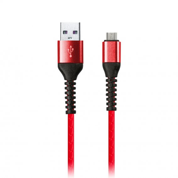 Фотография товара 'Smartbuy iK-12sp red Дата-кабель USB - micro USB, спиральный'