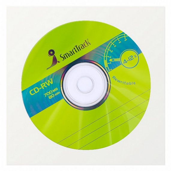 Фотография товара 'Smartbuy ST000776 ST CD-RW 80min 4-12x Конверт-1(Б)/200/'