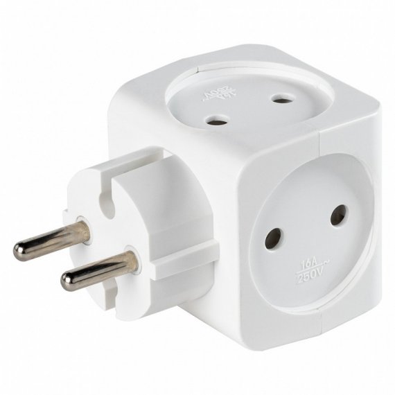 Фотография товара 'Smartbuy SBE-16-A05w-4 Разветвитель сетевой на четыре гнезда 16А 250B'