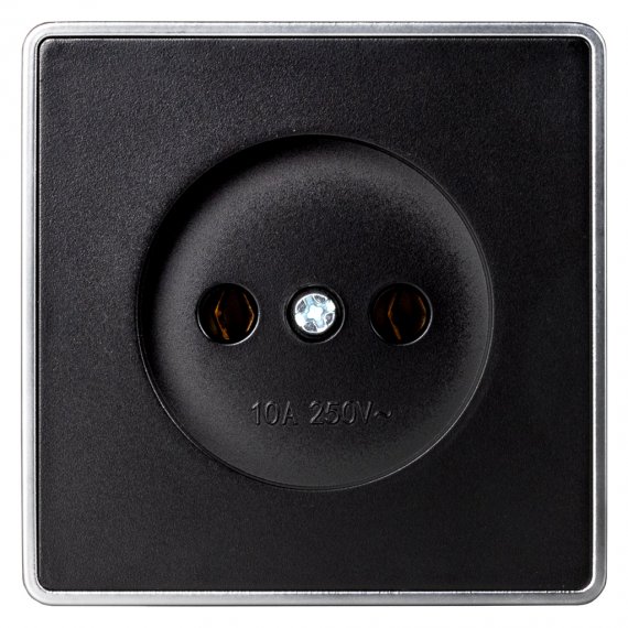 Фотография товара 'Smartbuy SBE-07b-10-S1-N Розетка 1-местная 10А без заземления черная'