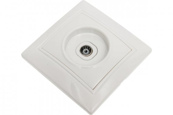 Фотография товара 'Smartbuy SBE-01w-S1-TV Розетка телевизионная 1-местная 75Ом 5-862МГц'