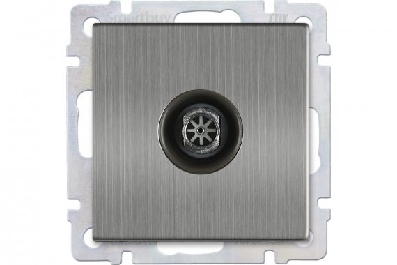 Фотография товара 'Smartbuy SBE-05gn-S1-TV Розетка телевизионная серый никель Нептун'