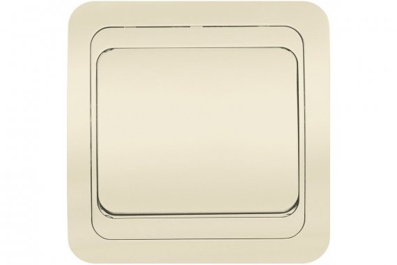 Фотография товара 'Smartbuy SBE-02i-10-SW1-0-c Выключатель 1-клавишный 10А бежевый, керамика Марс'