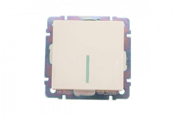 Фотография товара 'Smartbuy SBE-05i-10-SW1-1 Выключатель 1-клавишный с индикатором 10А'