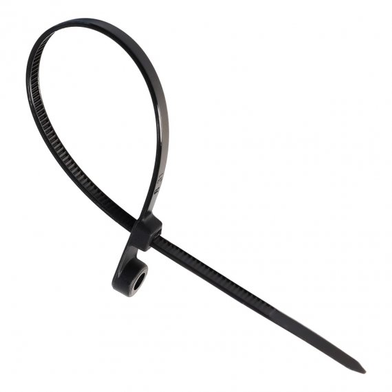 Фотография товара 'Smartbuy SBE-CTH-48-300-b Хомут нейлоновый с монтажным отверстием 4,8х300мм'