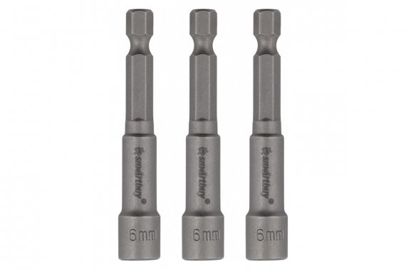 Фотография товара 'Smartbuy SBT-SSE-614 Набор головок для шестигр. саморезов 3 шт, 6 мм'