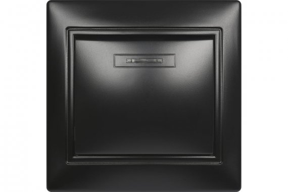 Фотография товара 'Smartbuy SBE-01b-10-SW1-1-c Выключатель 1-клавишный с индикатором 10А черный, Венера'
