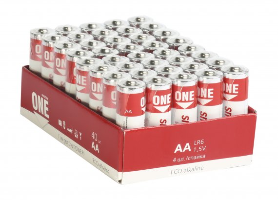 Фотография товара 'Smartbuy SOBA-2A40S-Eco Батарейка алкалиновая ONE LR6/40 bulk (40/720)'