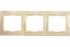 Фотография товара 'Smartbuy SBE-01i-00-FR-3 Рамка 3-местная горизонтальная бежевая Венера'