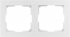 Фотография товара 'Smartbuy SBE-06w-Plastic-FR-2 Рамка 2-местная пластик белая'