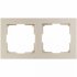 Фотография товара 'Smartbuy SBE-06i-Plastic-FR-2 Рамка 2-местная пластик бежевая'