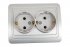 Фотография товара 'Smartbuy SBE-02s-16-S2-Z-c Розетка двойная одноместная с заземлением 16А'