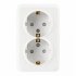 Фотография товара 'Smartbuy SBE-03w-16-S2-1Z Розетка 2-местная 16А с заземлением'