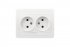 Фотография товара 'Smartbuy SBE-02w-10-S2-N Розетка двойная одноместная без заземления 10А'