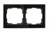 Фотография товара 'Smartbuy SBE-05b-Glass-FR-2 Рамка 2-местная стекло черная Нептун'