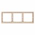 Фотография товара 'Smartbuy SBE-09c-00-FR-3 Рамка 3-местная шампань Капелла'