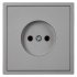 Фотография товара 'Smartbuy SBE-09g-10-S1-N Розетка 1-местная без заземления 10А графит Капелла'
