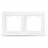 Фотография товара 'Smartbuy SBE-05w-Plastic-FR-2 Рамка 2-местная пластик'