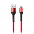 Фотография товара 'Smartbuy iK-12sp red Дата-кабель USB - micro USB, спиральный'