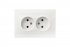 Фотография товара 'Smartbuy SBE-01w-10-S2-N-c Розетка двойная одноместная без заземления 10А'