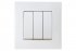 Фотография товара 'Smartbuy SBE-08w-10-SW3-0 Выключатель 3-клавишный 10А белый Вега'